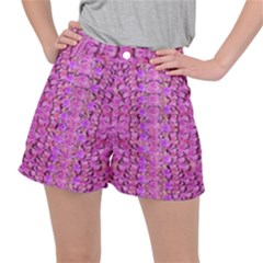 Paradise Blossom Tree On The Ornate Sakura Mountain Stretch Ripstop Shorts