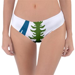 Forest Christmas Tree Spruce Reversible Classic Bikini Bottoms by Desi8484