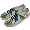 Forest Christmas Tree Spruce Men s Classic Low Top Sneakers View2