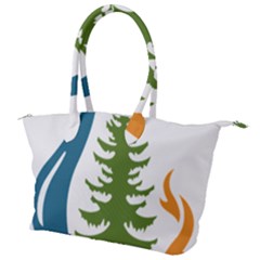 Forest Christmas Tree Spruce Canvas Shoulder Bag by Desi8484