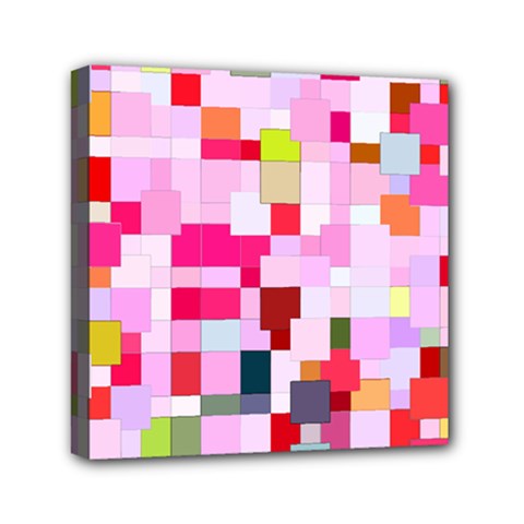 The Framework Paintings Square Mini Canvas 6  X 6  (stretched) by Pakrebo