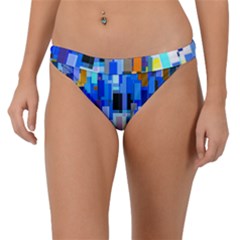 Color Colors Abstract Colorful Band Bikini Bottom