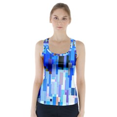 Color Colors Abstract Colorful Racer Back Sports Top by Pakrebo