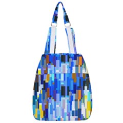 Color Colors Abstract Colorful Center Zip Backpack