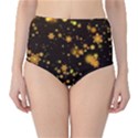 Background Black Blur Colorful Classic High-Waist Bikini Bottoms View1