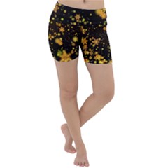 Background Black Blur Colorful Lightweight Velour Yoga Shorts by Pakrebo