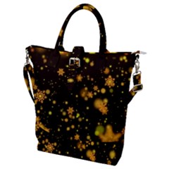 Background Black Blur Colorful Buckle Top Tote Bag