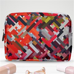 Maze Mazes Fabric Fabrics Color Make Up Pouch (medium) by Pakrebo