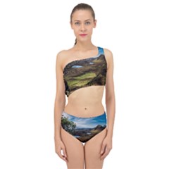 Landscape Quairaing Scotland Spliced Up Two Piece Swimsuit by Pakrebo