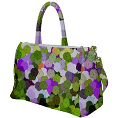 Art Flower Flowers Fabric Fabrics Duffel Travel Bag