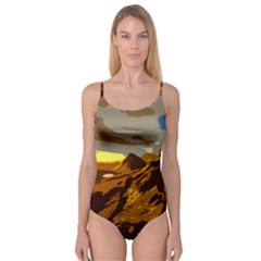 Scotland Monti Mountains Mountain Camisole Leotard  by Pakrebo