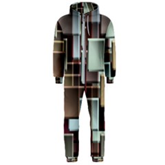 Texture Artwork Mural Murals Art Hooded Jumpsuit (men)  by Pakrebo