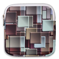 Texture Artwork Mural Murals Art Mini Square Pouch by Pakrebo