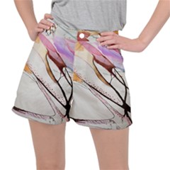 Art Painting Abstract Canvas Stretch Ripstop Shorts