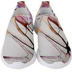 Art Painting Abstract Canvas Kids  Slip On Sneakers