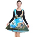 Painting Paintings Mountain Plunge Pinafore Dress View1