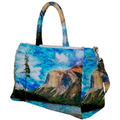 Painting Paintings Mountain Duffel Travel Bag