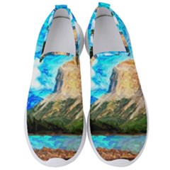 Painting Paintings Mountain Men s Slip On Sneakers