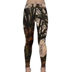 Ent Treant Trees Tree Bark Barks Classic Yoga Leggings by Pakrebo