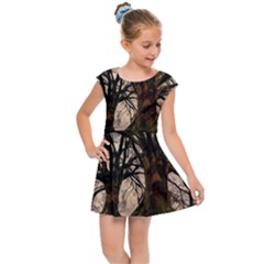 Ent Treant Trees Tree Bark Barks Kids  Cap Sleeve Dress