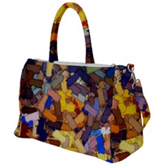 Texture Painting Plot Graffiti Duffel Travel Bag