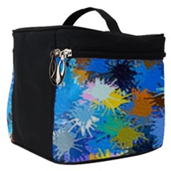 Color Colors Abstract Colorful Make Up Travel Bag (small)