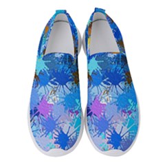 Color Colors Abstract Colorful Women s Slip On Sneakers