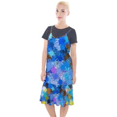 Color Colors Abstract Colorful Camis Fishtail Dress