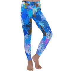 Color Colors Abstract Colorful Kids  Lightweight Velour Classic Yoga Leggings