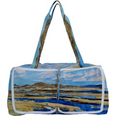 The Landscape Water Blue Painting Multi Function Bag by Pakrebo