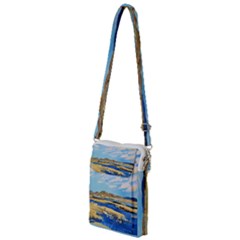 The Landscape Water Blue Painting Multi Function Travel Bag by Pakrebo