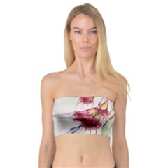 Plant Nature Flowers Foliage Bandeau Top by Pakrebo