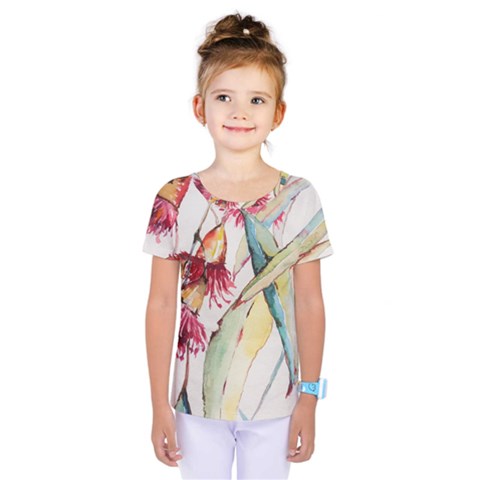 Plant Nature Flowers Foliage Kids  One Piece Tee by Pakrebo