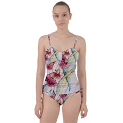 Plant Nature Flowers Foliage Sweetheart Tankini Set by Pakrebo