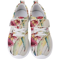 Plant Nature Flowers Foliage Men s Velcro Strap Shoes