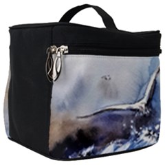 Art Painting Sea Storm Seagull Make Up Travel Bag (big)