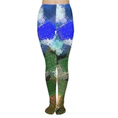 Texture Color Colors Network Tights by Pakrebo