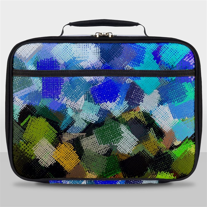 Texture Color Colors Network Full Print Lunch Bag