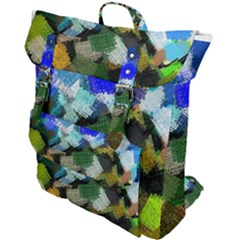 Texture Color Colors Network Buckle Up Backpack