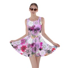 Flower Flowers Carta Da Parati Skater Dress by Pakrebo