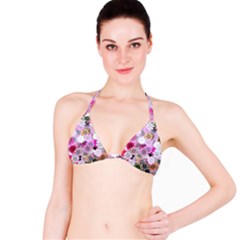 Flower Flowers Carta Da Parati Bikini Top by Pakrebo