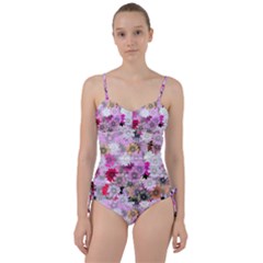 Flower Flowers Carta Da Parati Sweetheart Tankini Set by Pakrebo