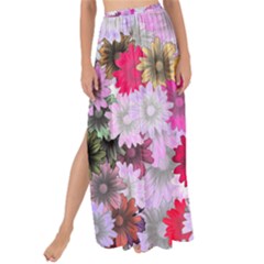 Flower Flowers Carta Da Parati Maxi Chiffon Tie-up Sarong by Pakrebo