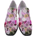 Flower Flowers Carta Da Parati Slip On Heel Loafers View1