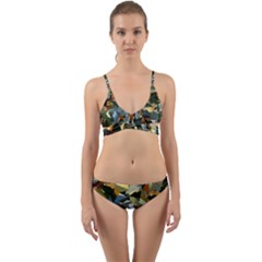 Fantasia Fantasie Color Colors Wrap Around Bikini Set by Pakrebo