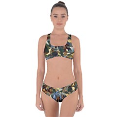 Fantasia Fantasie Color Colors Criss Cross Bikini Set by Pakrebo