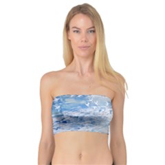 Coast Beach Shell Conch Water Bandeau Top by Pakrebo