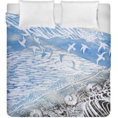 Coast Beach Shell Conch Water Duvet Cover Double Side (king Size) by Pakrebo