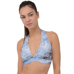 Coast Beach Shell Conch Water Halter Plunge Bikini Top