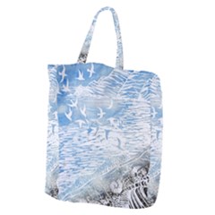 Coast Beach Shell Conch Water Giant Grocery Tote by Pakrebo